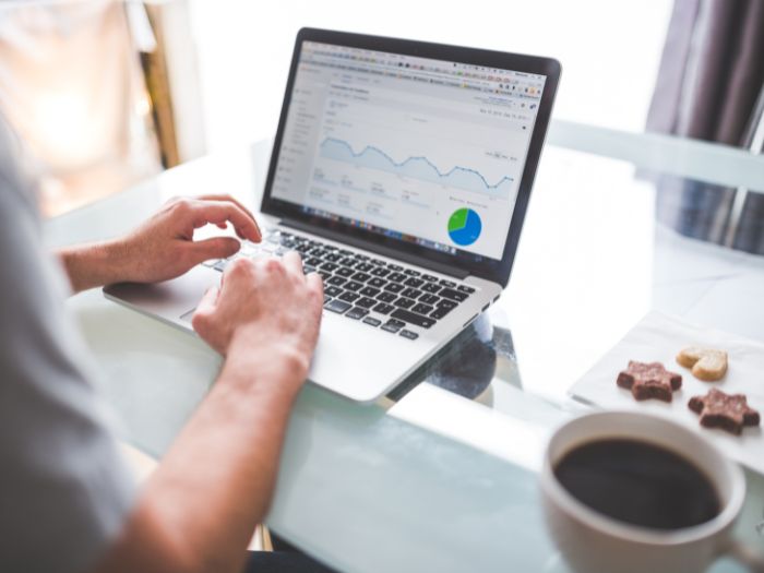 Business IT with coffee
